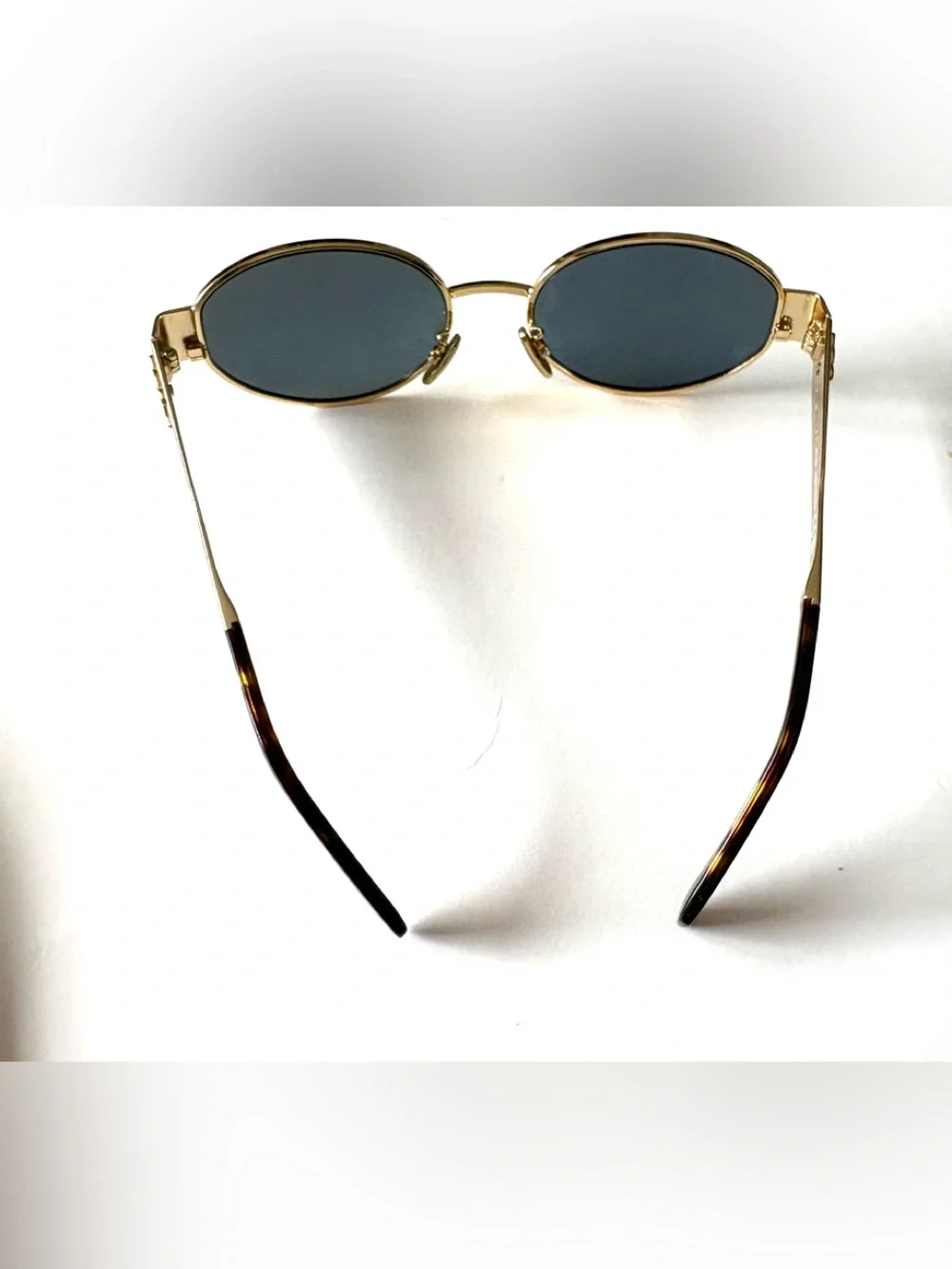 Celine Triomphe Metal Oval 01 Sunglasses - Picture 3 of 9